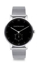 Montre Kapten & Son Heritage Silver Black Mesh - PRECIOVS