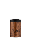 Mug isotherme 24Bottles Travel Tumbler Sequoia Wood 350ml - PRECIOVS