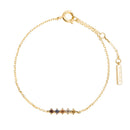 Bracelet PDPaola Sage argent plaqué or et pierres précieuses - PRECIOVS