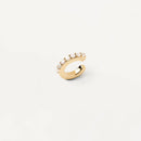 Earcuff PDPaola Alex argent plaqué or et zircons blancs - PRECIOVS