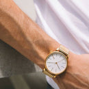 Montre Komono WINSTON ROYALE GOLD WHITE KOM-W2358 - PRECIOVS