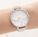 Montre Femme Olivia Burton 3D Bee Rose Gold & Rose Gold And Silver OB16AM156 - PRECIOVS