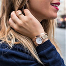 Montre CLUSE La Vedette Mesh Rose Gold White CL50006 - PRECIOVS