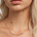 Collier PDPaola Willow argent plaqué or et pierres précieuses - PRECIOVS