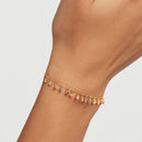 Bracelet PDPaola Willow argent plaqué or et pierres précieuses - PRECIOVS