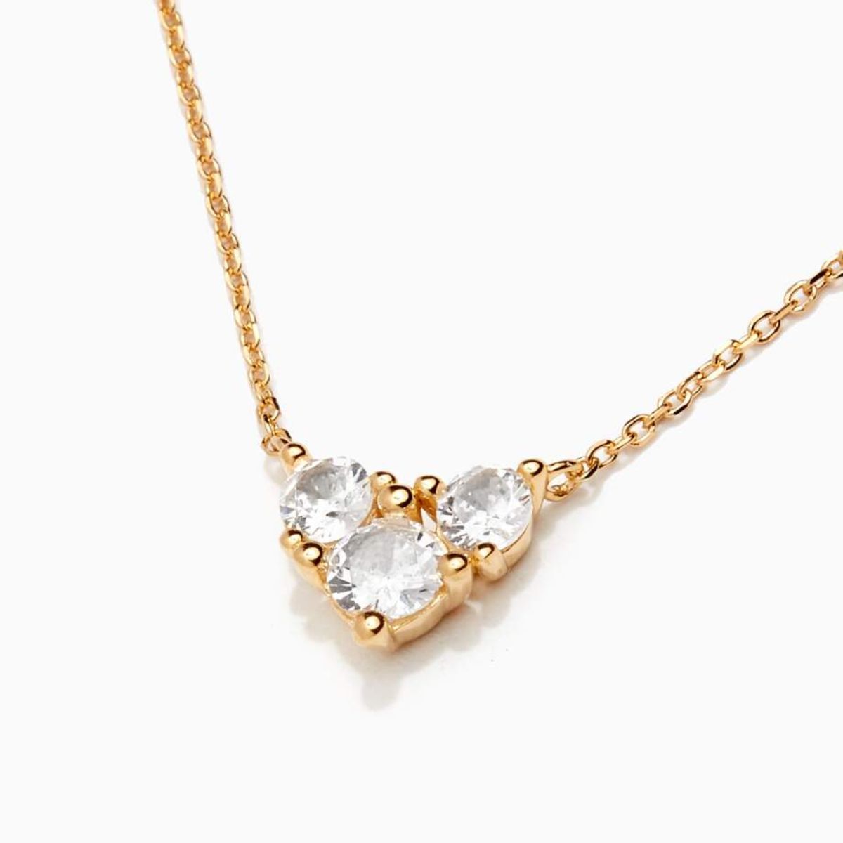 Ensemble PDPaola The Forever Set collier et boucles d'oreilles argent plaqué or - PRECIOVS