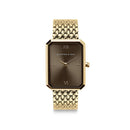 Montre Kapten & Son Grace Gold Brown Woven Steel - PRECIOVS