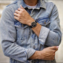 Montre Kapten & Son Heritage Silver All Black Leather - PRECIOVS