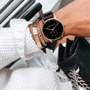 Montre Kapten & Son Heritage All Black Leather - PRECIOVS