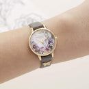 Montre Olivia Burton Enchanted Garden Gold Grey OB16EG109 - PRECIOVS