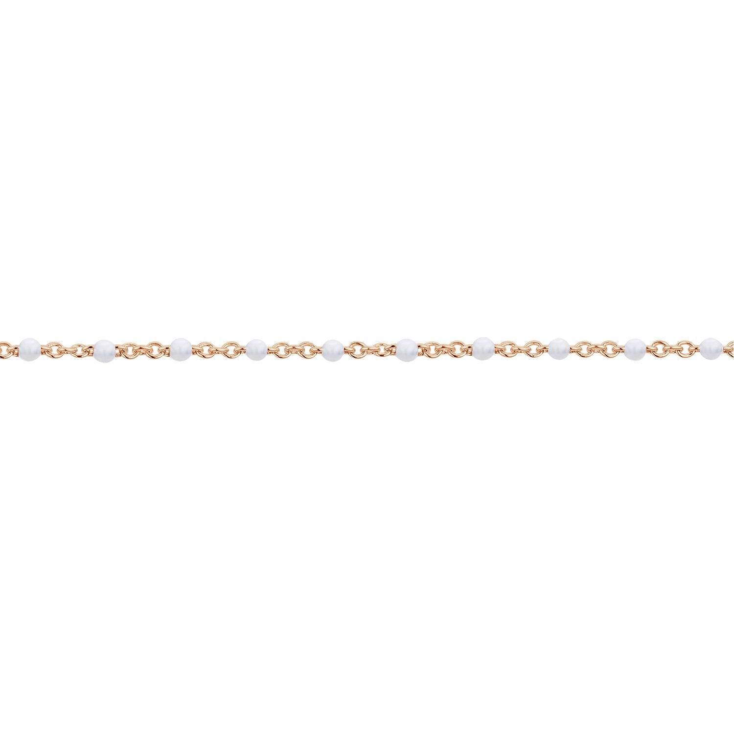 Bracelet I.Ma.Gi.N Jewels Br enamel white Rose Gold - PRECIOVS