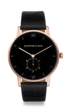 Montre Kapten & Son Heritage All Black Leather - PRECIOVS