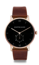 Montre Kapten & Son Heritage Black Brown Leather - PRECIOVS