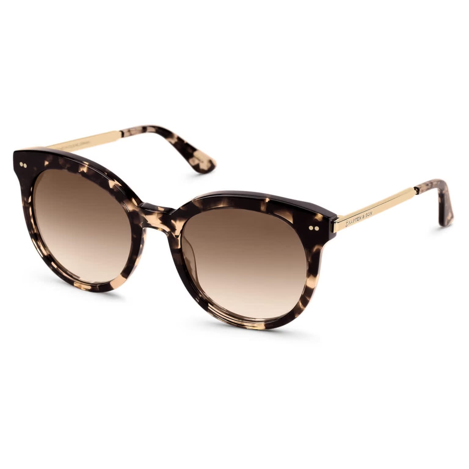 Lunettes de Soleil Kapten & Son Paris Crystal Tortoise Brown - PRECIOVS