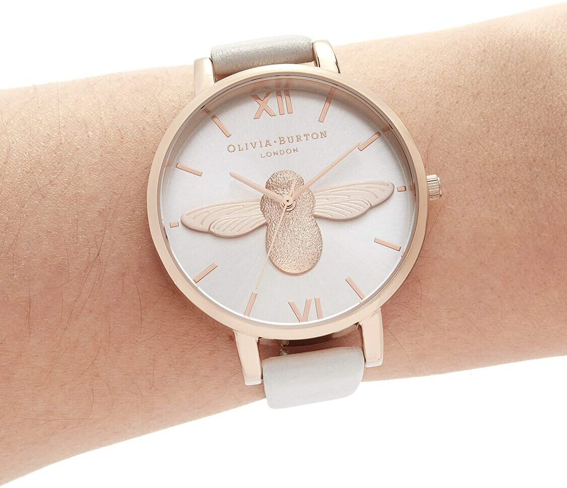 Montre Olivia Burton 3D Bee Big Dial Sunray Blush & Rose Gold OB16aM158 - PRECIOVS
