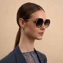 Lunettes de Soleil Kapten & Son Amsterdam Edge Umber Tortoise Brown - PRECIOVS