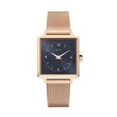 Montre Amalys Margot Mesh Rose Gold/Sunray Navy Blue AMW-004 - PRECIOVS