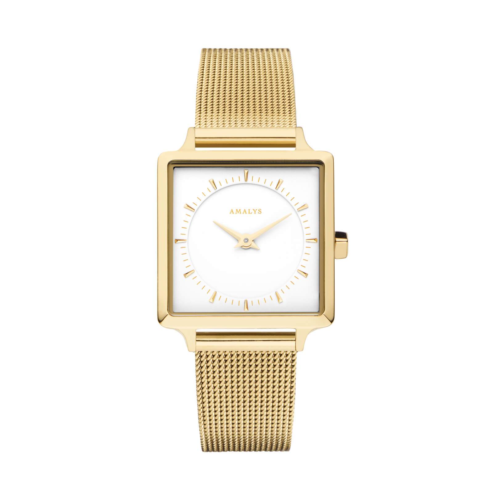 Montre Amalys Ivy Mesh Gold/White AMW-015 - PRECIOVS