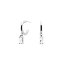 Boucles d'oreilles PDPaola Alia argent et pierres précieuses - PRECIOVS
