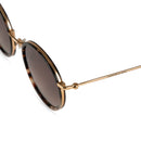Lunettes de Soleil Kapten & Son Amsterdam Umber Tortoise Brown - PRECIOVS