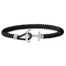 Bracelet Paul Hewitt Ancre PHREP Lite Acier Inoxydable Nylon Noir - PRECIOVS