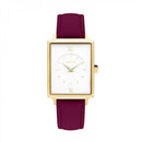 Montre Amalys April Gold/White framboise - PRECIOVS