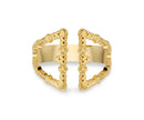 Bague MYA BAY Double triangle revisitée BA-147.G - PRECIOVS