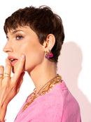 Boucles D'oreilles MYA BAY Pink Donut BO-168.G - PRECIOVS