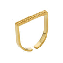 Bague MYA BAY Sparkling Square BA-216.G - PRECIOVS