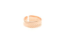 Bague ajustable MYA BAY Bague texture feuille BA-30.P - PRECIOVS