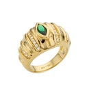 Bague MYA BAY Green Stone Miranda BA-301.G
