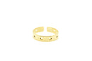 Bague ajustable MYA BAY Bague perforée BA-31.G - PRECIOVS