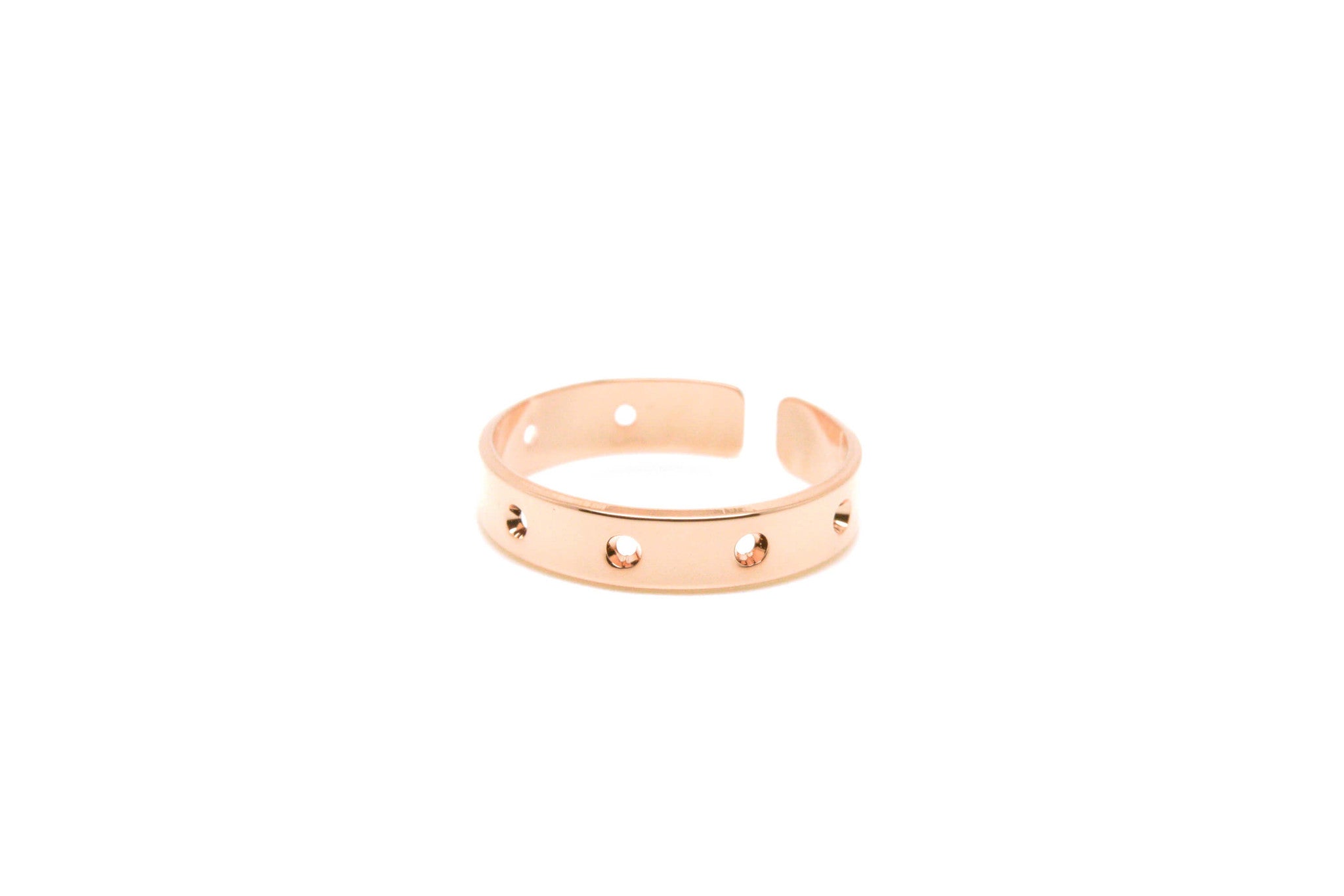 Bague ajustable MYA BAY Bague perforée BA-31.P - PRECIOVS