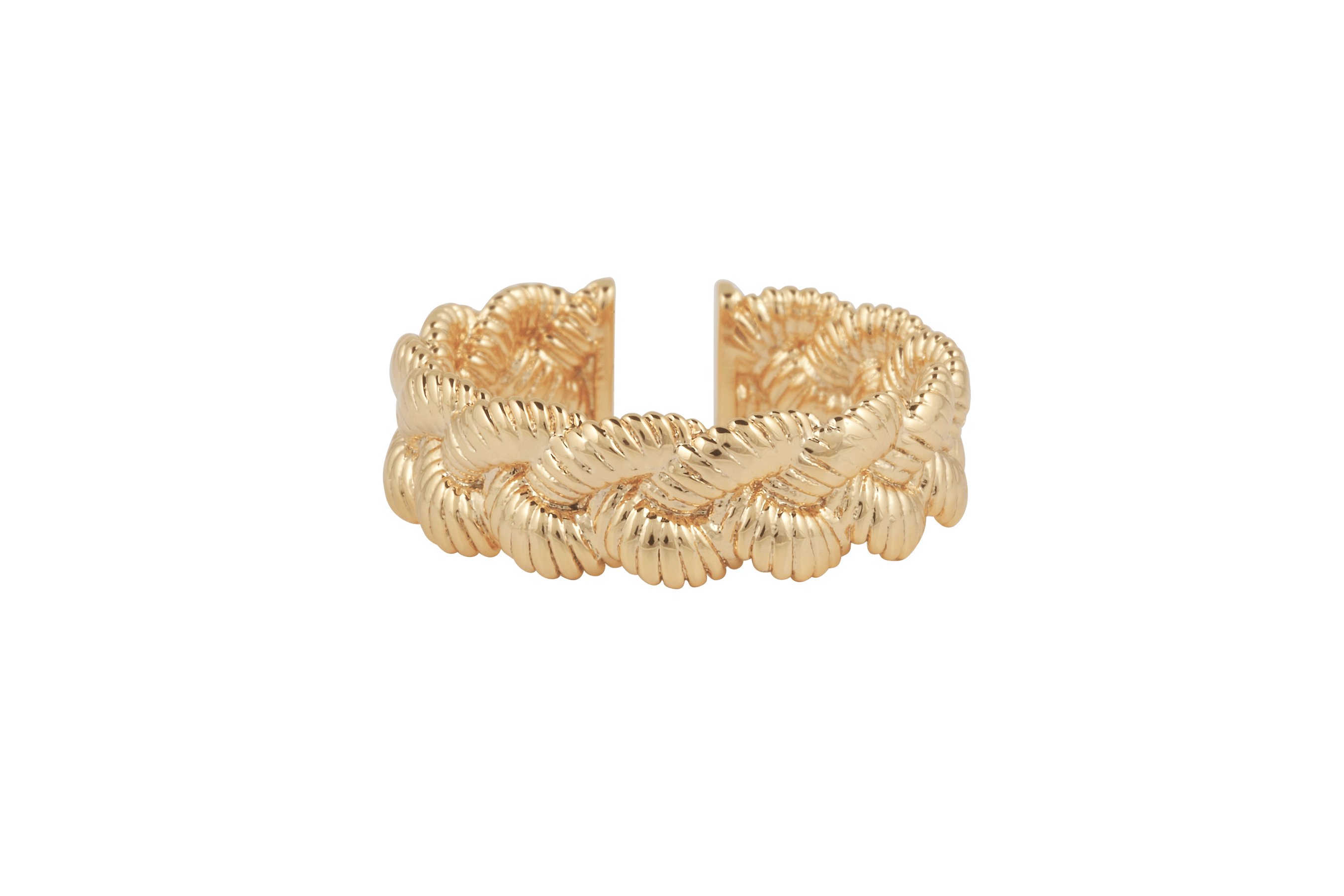 Bague MYA BAY tressée BA-TR-01.G - PRECIOVS