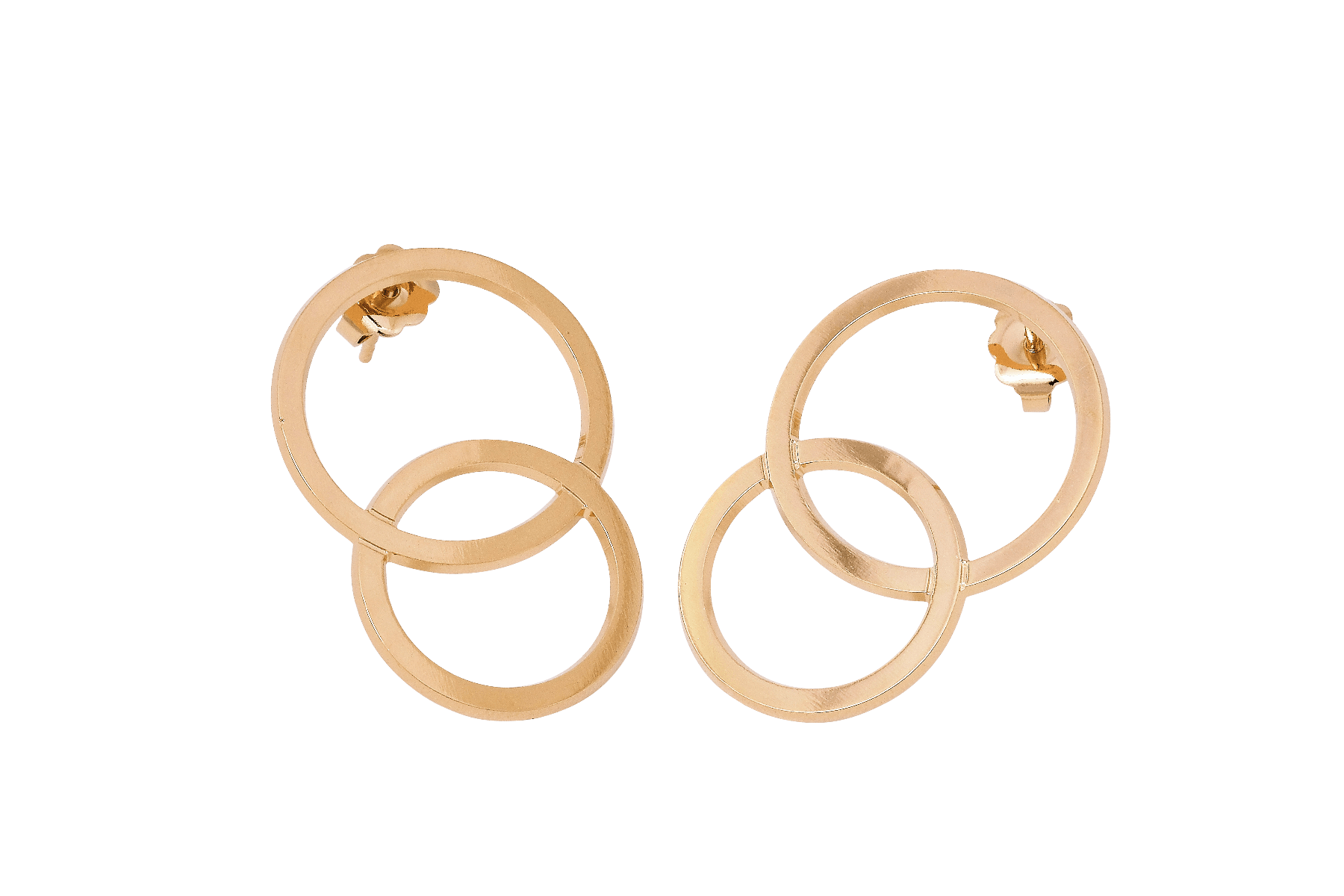 Boucles d'oreilles MYA BAY BO double cercle BO-14.G - PRECIOVS