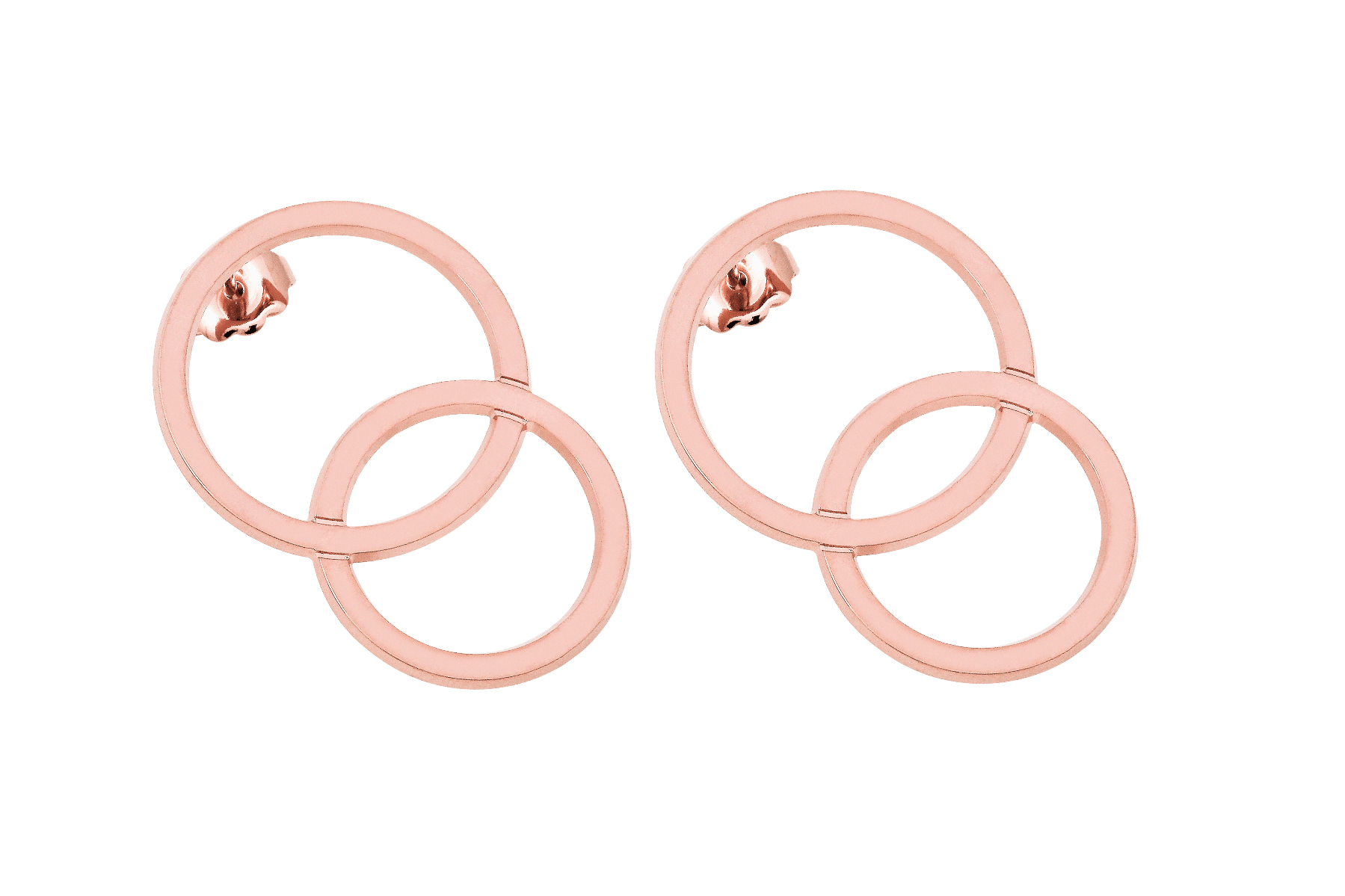Boucles d'oreilles MYA BAY BO double cercle BO-14.P - PRECIOVS