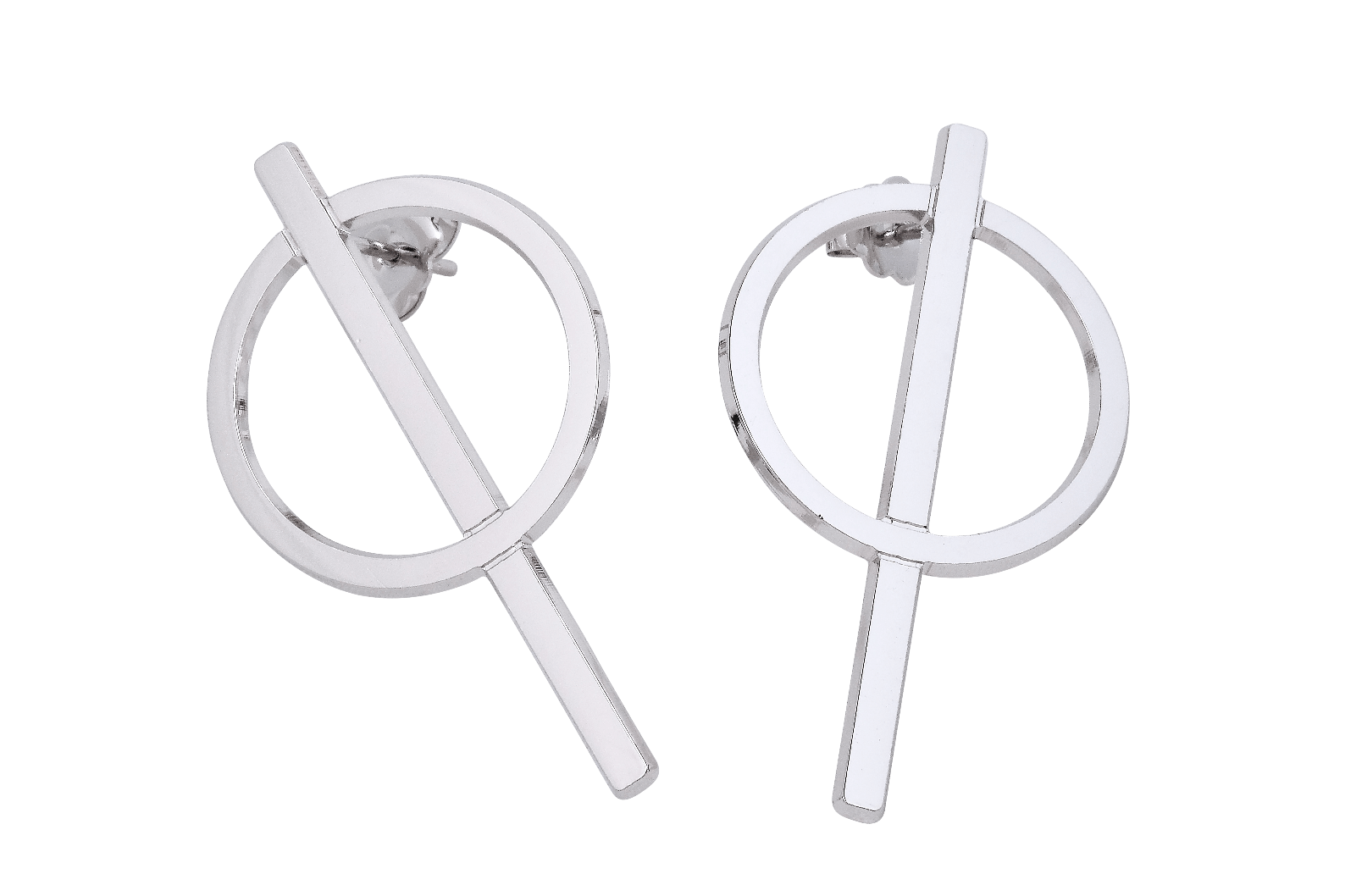 Boucles d'oreilles MYA BAY BO cercle fendu BO-15.S - PRECIOVS