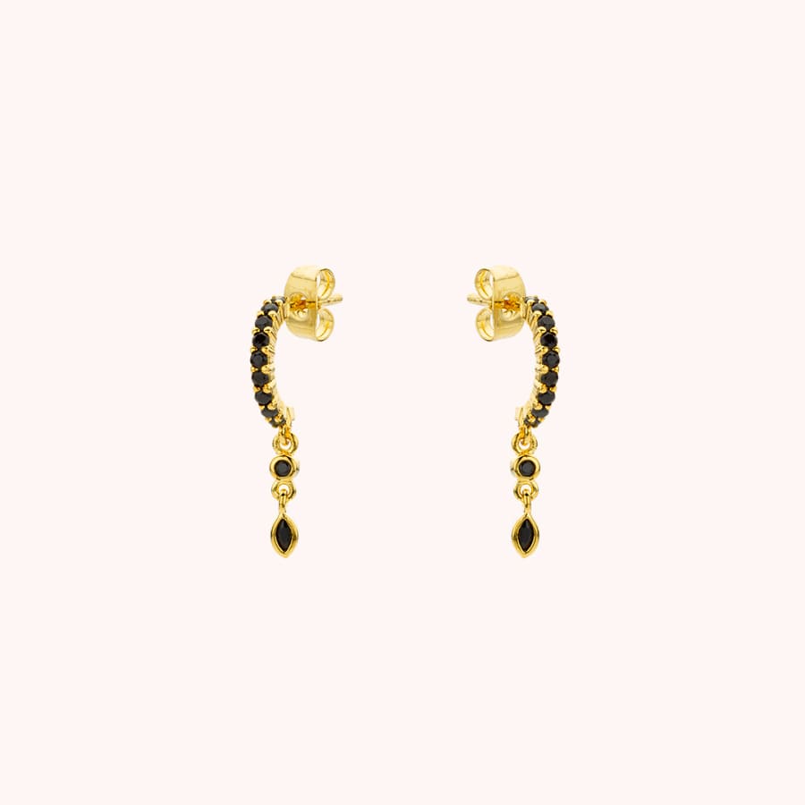 Boucles d'oreilles MYA BAY Black Gatsby BO-201.G - PRECIOVS