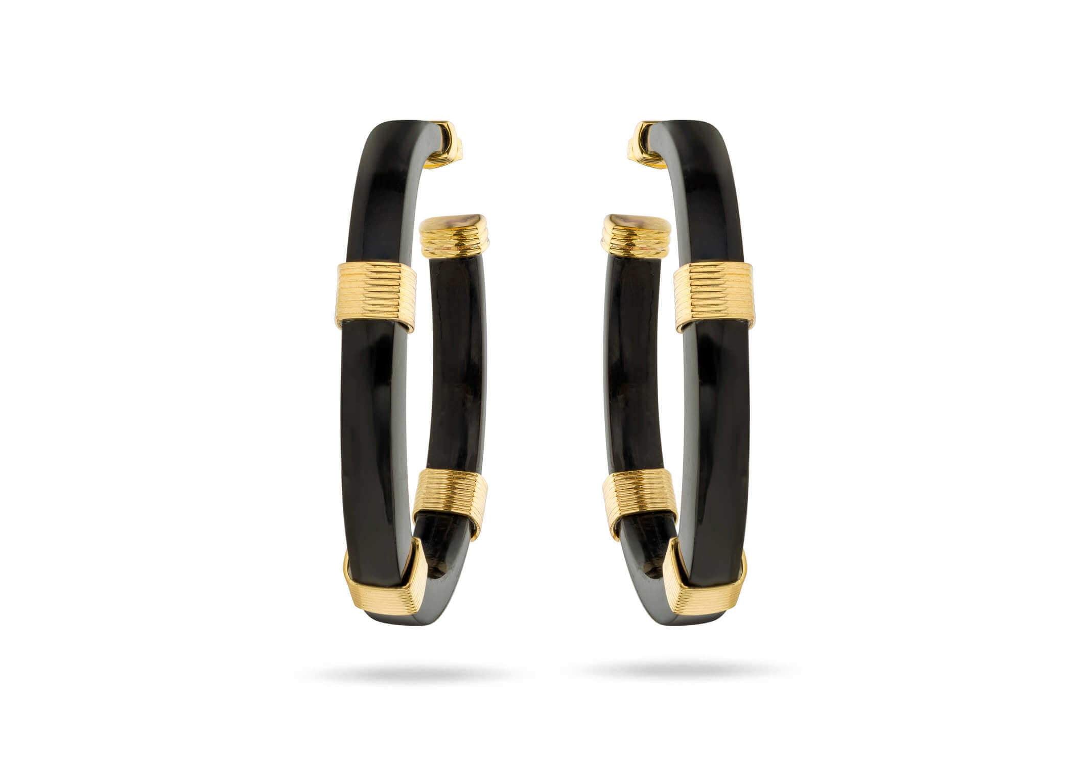 Boucles d'oreilles MYA BAY Kenya - Noir BO-74.G - PRECIOVS