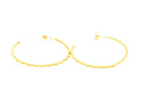 Boucles d'oreilles MYA BAY Grandes Créoles, pic BOC-03 G - PRECIOVS