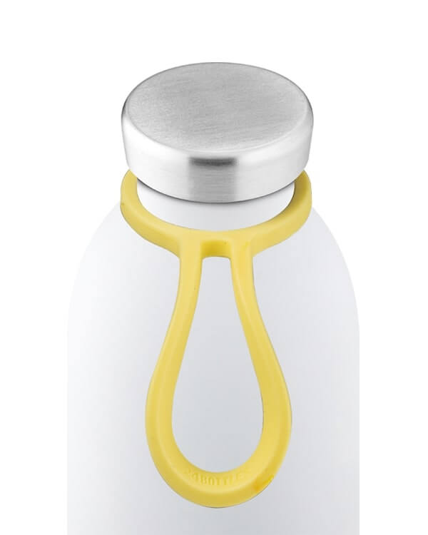 Poignée pour bouteille 24Bottles Bottle Tie Jaune Clair - PRECIOVS