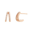 Boucles d'oreilles I.Ma.Gi.N Jewels Bo ring duo white Rose Gold - PRECIOVS