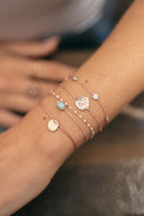Bracelet I.Ma.Gi.N Jewels Br coin corde Rose Gold - PRECIOVS