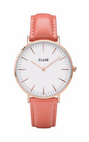 Montre CLUSE La Bohème Rose Gold White/Flamingo CL18032 - PRECIOVS