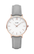Montre CLUSE Minuit Rose Gold White/Grey CL30002 - PRECIOVS