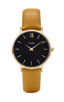 Montre CLUSE Minuit Gold Black/Mustard CL30035 - PRECIOVS