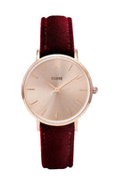 Montre CLUSE Minuit Rose Gold Red Velvet CL30042 - PRECIOVS