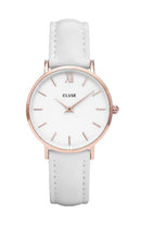 Montre Minuit Rose Gold White/White CL30056 - PRECIOVS