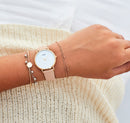 Montre CLUSE Minuit La Perle Rose Gold White Pearl/Nude CL30059 - PRECIOVS