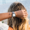Montre CLUSE La Tétragone Silver Mesh/White CL60001 - PRECIOVS